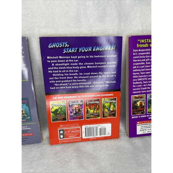 Goosebumps Book Bundle Lot Of 3 The Haunted Car Horrorland Vampire Breath - Picture 6 of 12